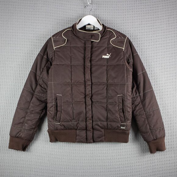 Vintage Puma Racing Jacket bomber Womens Medium Y2K - Picture 1 of 8